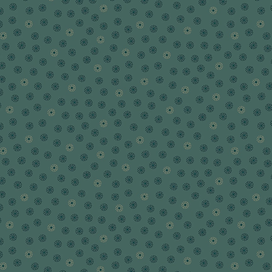 Sage Green Polka Dot Pattern Fabric