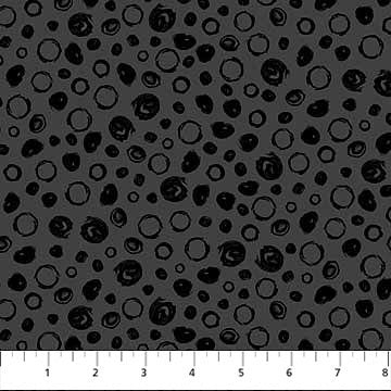 Basically Black & White -  Scribble Spots - Black