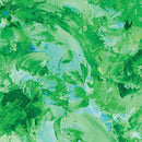 108" Paint Splash - Kelly Green - Fabric Bash