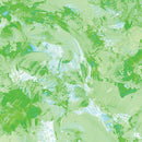 108" Paint Splash - Spring Green - Fabric Bash