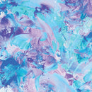 108" Paint Splash - Turquoise/Lilac - Fabric Bash