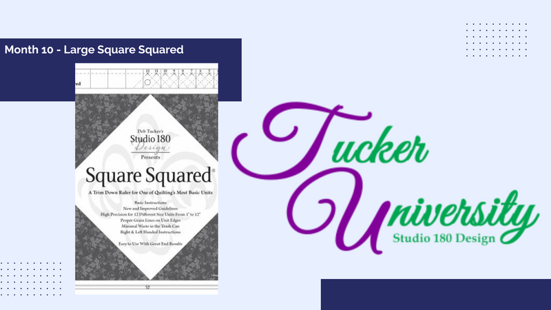 Tucker University - Freshman Year Month 10 - Large Square Squared