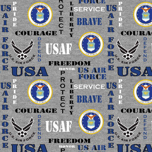 Military Air Force Heather Print