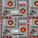 Military Marines Heather Print