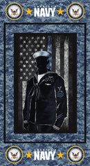 Military Navy Panel Size 24"X43"