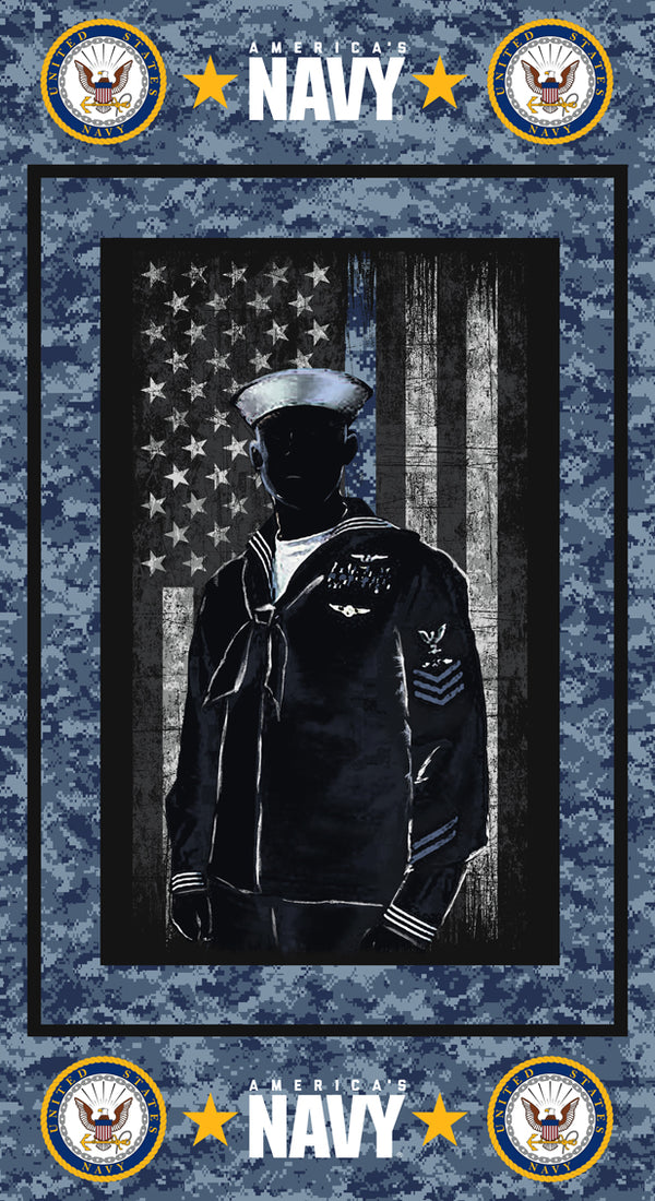 Military Navy Panel Size 24"X43"