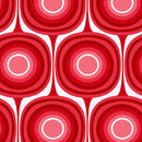 Red-White Squircle 108" Wide 3-Yard Cut