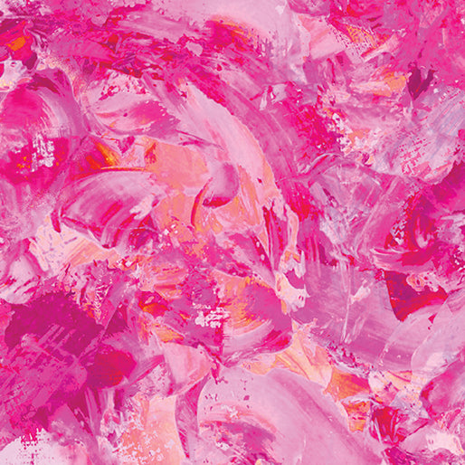 108" Paint Splash - Hot Pink