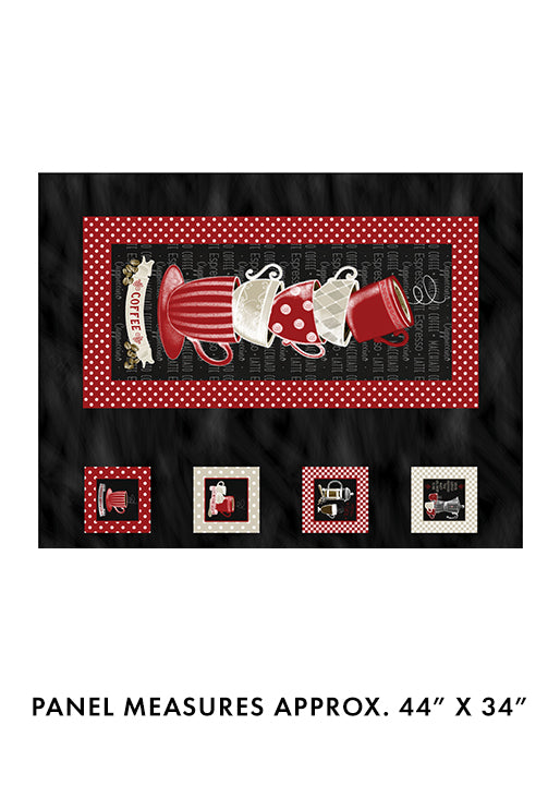 Perfect Brew Panel 44" x 34" - Black