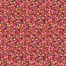Peaches & Cream In Bloom Red floral quilting cotton by Benartex