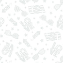 Star Spangled Whites - Quilting Fabric - American Celebration - White