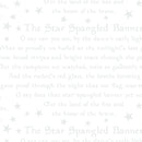 Star Spangled Whites - Quilting Fabric - Star Spangled Banner White