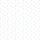Star Spangled Whites - Quilting Fabric - Happy hearts White