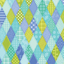 SERENDIPITY DIAMOND PATCH TEAL