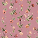Garden of Affection - Quilting Fabric - Arbor Rose - Medium Rose