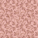 Garden of Affection - Quilting Fabric - Flowering Leaves -  Peach