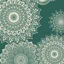 Winter Haven - Dancing Doilies Dark Teal
