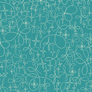 Winter Haven - Doodle Star Turquoise