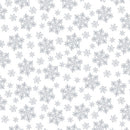 1684-01W White on White - Medium Snowflake || Quilter's Flour VI