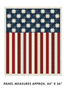 American Valor - Quilting Fabric - Panel Navy Red