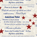 American Valor - Quilting Fabric - Words of Valor Natural