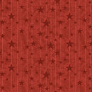American Valor - Quilting Fabric - Stitches and Stars Red