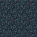 American Valor - Quilting Fabric - Star Vine Navy and Red