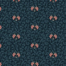 American Valor - Quilting Fabric - Flags and Leavs Blue