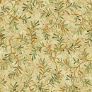 Pine Boughs Ecru/Moss 108"