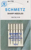 Schmetz Sharp / Microtex Machine Needle Size 10/70