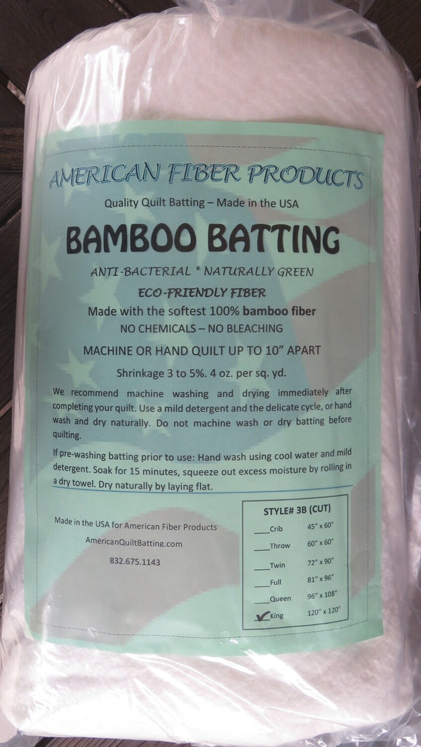 Bamboo Natural King - American Fiber Products