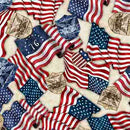 1776 AMERICAN FLAGS & 250 CREST BIRCH - Fabric Bash