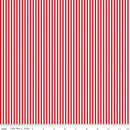 1/8" Stripe - Quilting Fabric - Red - Fabric Bash
