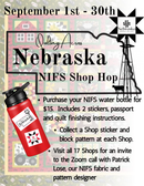 Pre-Order Nebraska Independant Fabric Shops Passport, Waterbottle, and Stickers
