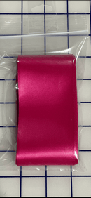 2 1/4 inch Double Faced Satin Azalea - Fabric Bash