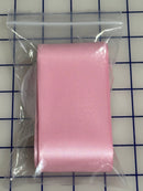 2 1/4 inch Double Faced Satin Rose Pink - Fabric Bash