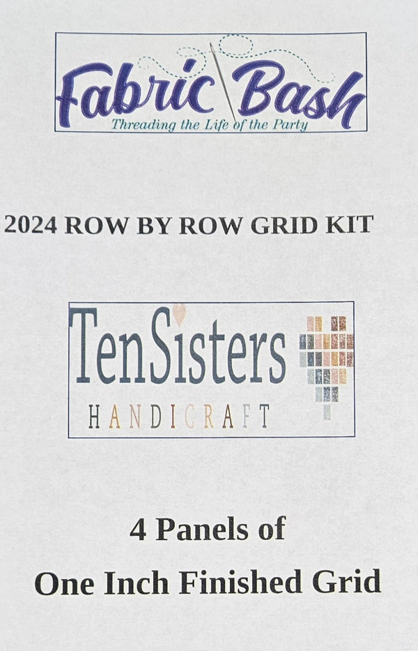 Ten Sisters 1 1/2 Grid for Row by Row 2024