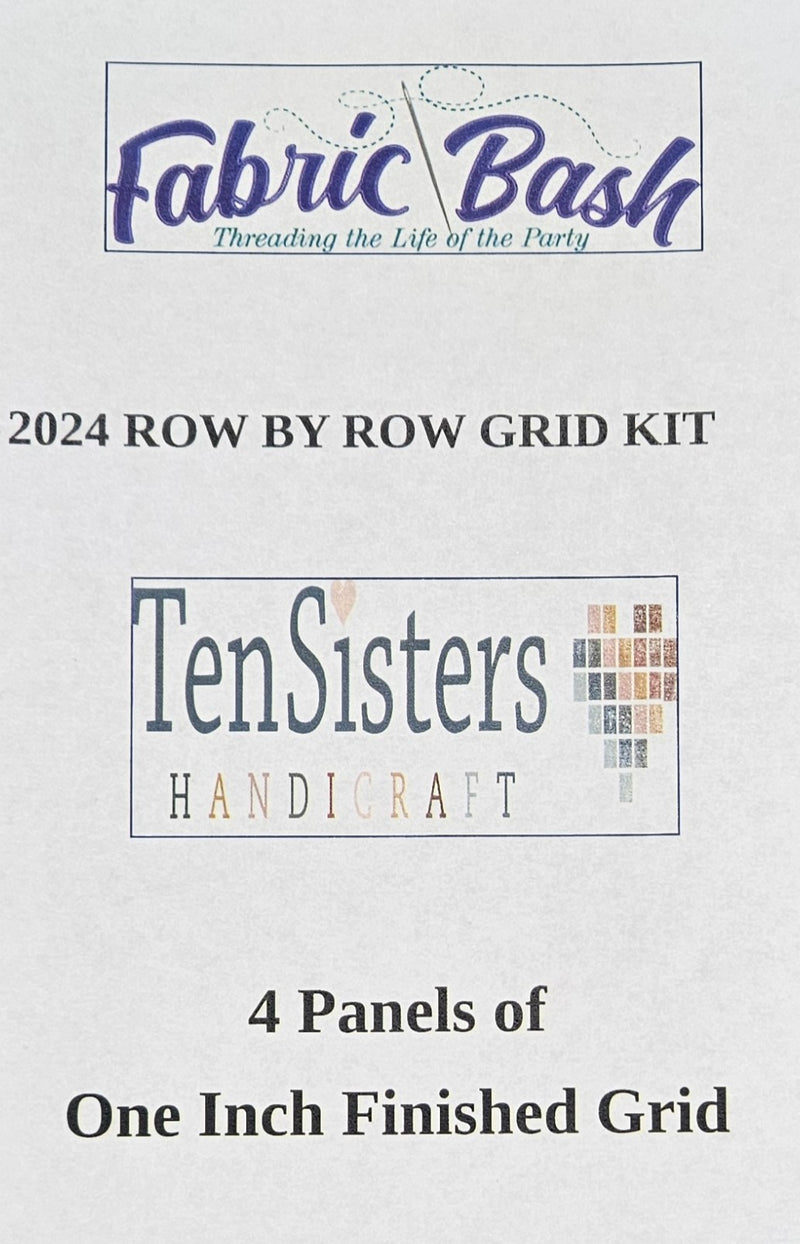 Ten Sisters 1 1/2 Grid for Row by Row 2024