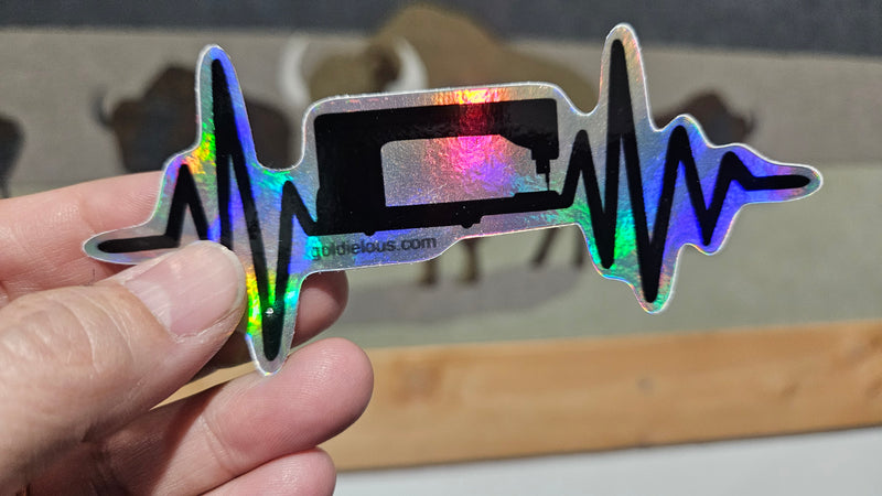 Longarm Heartbeat Sticker