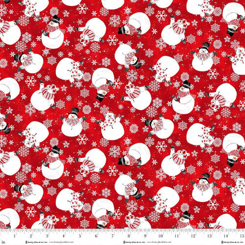 Snow Crew Minky - Red