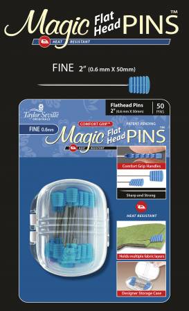 Magic Pins Flat Head Fine 50pc