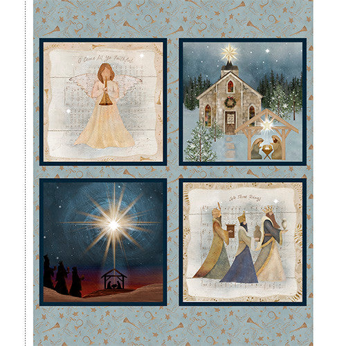 22355 Multi-Color 36" Panel || O'Holy Night