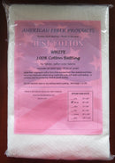 Cotton White Throw - American Fiber Products