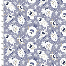 Catch Me If You Can - Quilting Fabric - Yeti Fun  - Medium Blue