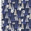Catch Me If You Can - Quilting Fabric - Hide and Seek - Navy