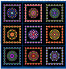 Sewposium Exclusive Gypsy - Quilting Fabric Panel - Black