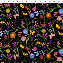 Sewposium Exclusive Gypsy - Quilting Fabric  - Vine Black