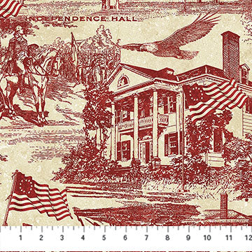 America 250 Stonehenge - Red Drawings
