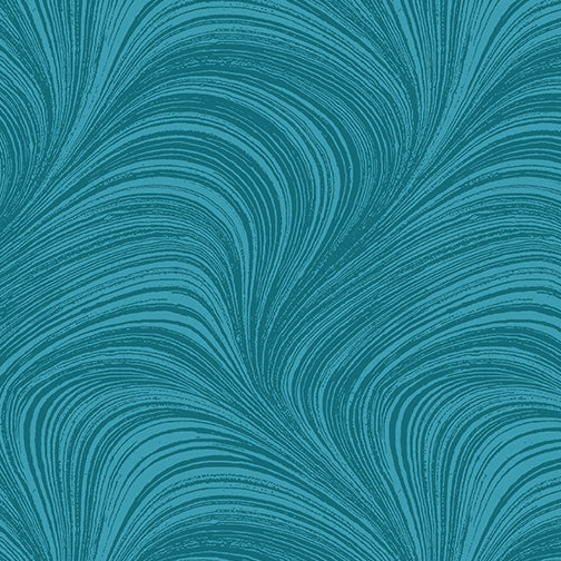 Wave Texture 108" Flanel Turq.