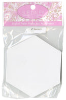 2in Hexagon Papers (100 pieces per bag) - Fabric Bash